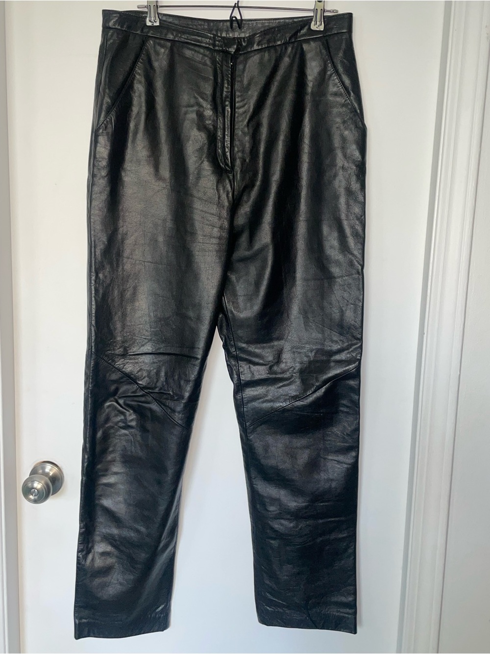 Vintage Women’s Danier Black Leather Pant size 14